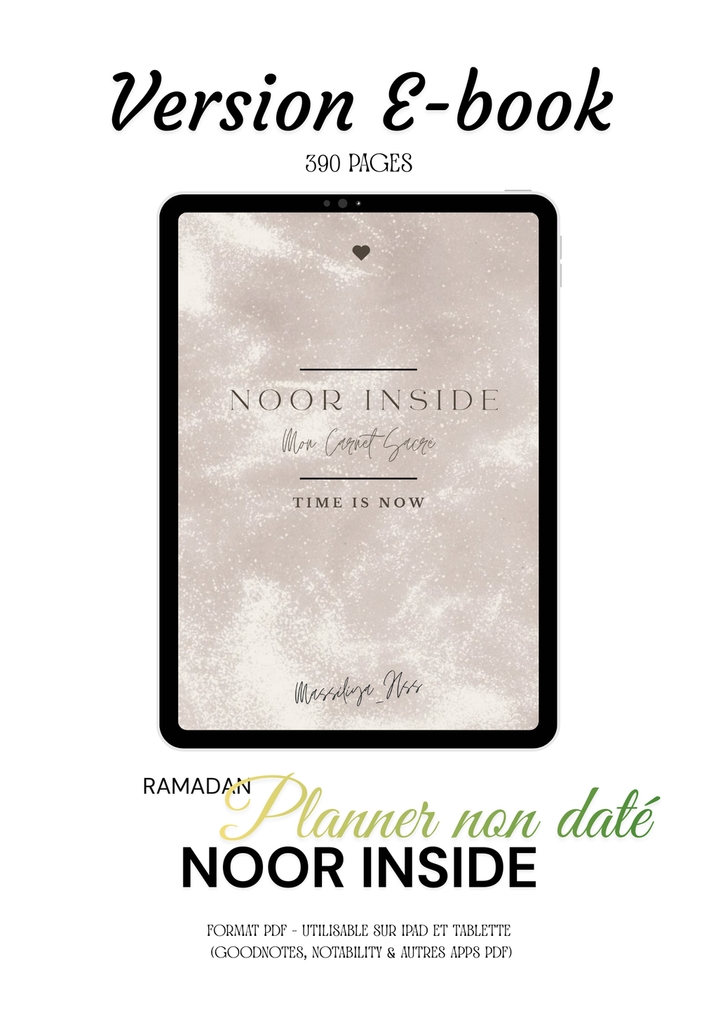 Ramadan Planner - NOOR INSIDE - Ebook
