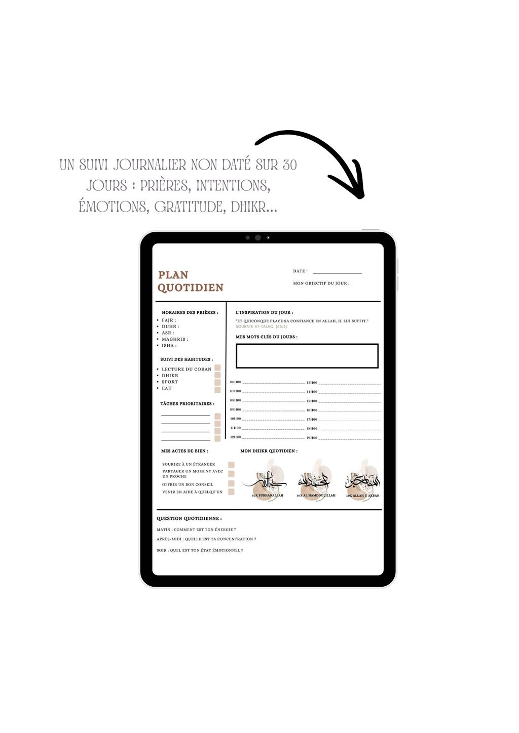Ramadan Planner - NOOR INSIDE - Ebook