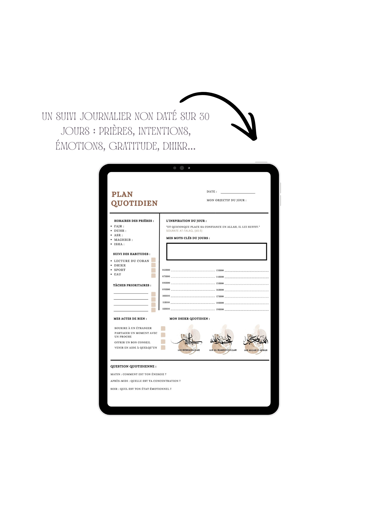 Ramadan Planner - NOOR INSIDE - Ebook
